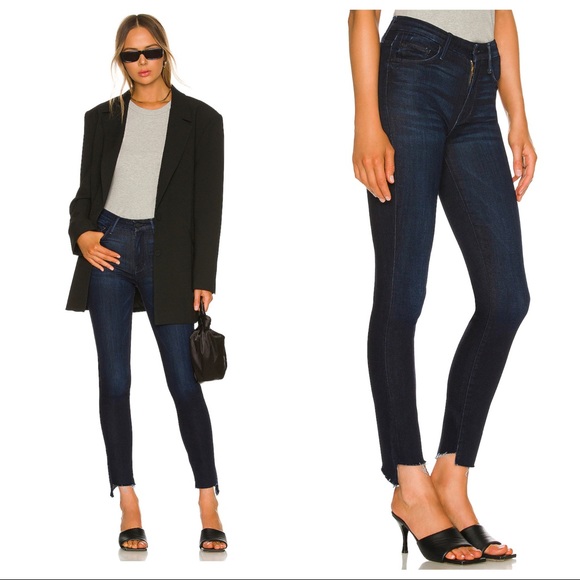 MOTHER Denim - NEW MOTHER The Looker Two Step Ankle Fray in Now Or Never